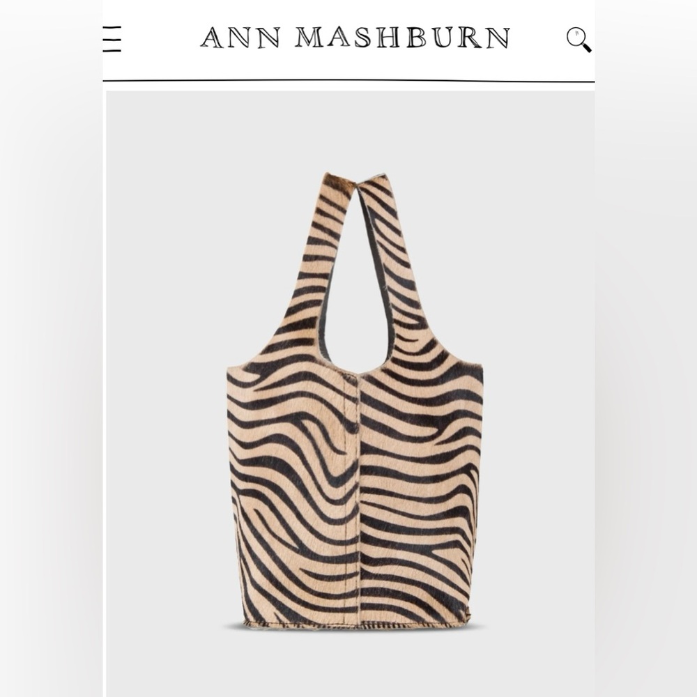 Ann Mashburn Zebra/Calf Hair Purse